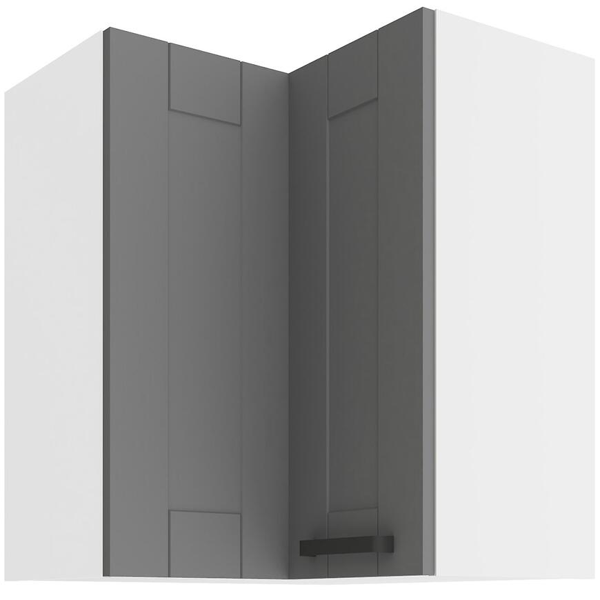 Skrinka do kuchyne LUNA DUSTGREY/biely 60X60 GN-72 2F (90°)
