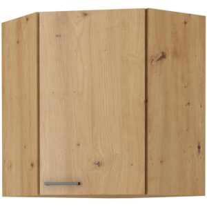 Skrinka do kuchyne MODENA čierna/dub ARTISAN 60X60 GN-72 2F (45°)