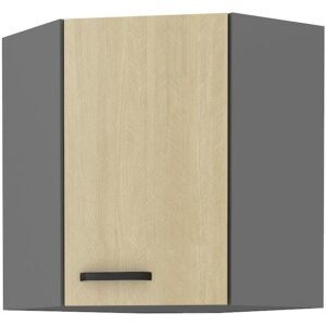 Skrinka do kuchyne SCANDI HERRINGBONE/ANTRACIT 60X60 GN-72 2F (45°)