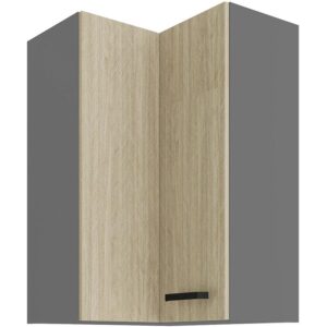 Skrinka do kuchyne SCANDI HERRINGBONE/ANTRACIT 60X60 GN-90 2F (90°)