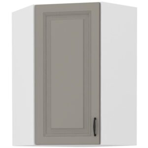 Skrinka do kuchyne STILO CLAYGREY/biely 60X60 GN-90 1F (45°)