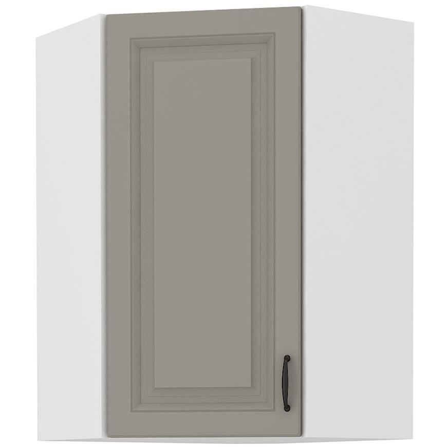 Skrinka do kuchyne STILO CLAYGREY/biely 60X60 GN-90 1F (45°)