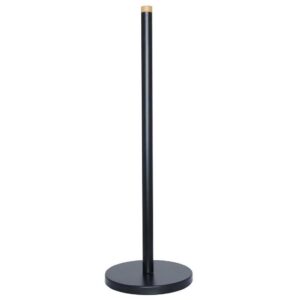 Stojan na toaletný papier čierny/bambus P.SP1-BLK-B