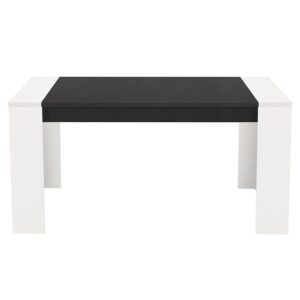 Stôl Cremona TS 155×90 biely/čierna 11008805