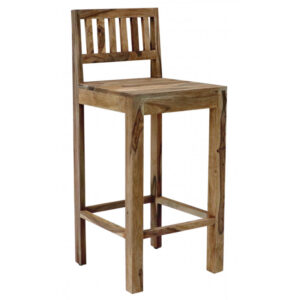 Stolička barová indický masív palisander