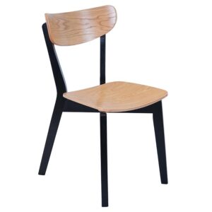 Stolička Blanka Dub Natural/mat. čierna