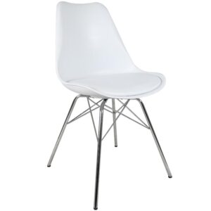 Stolička DM44-39B biela