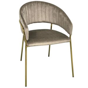 Stolička Lido 80171g béžová/zlatá