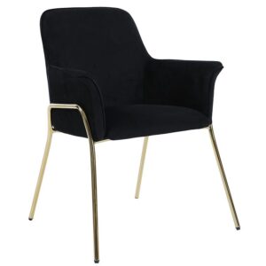 Stolička Nero 80363 čierna/zlatá