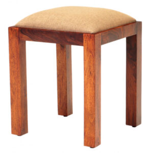 Taburet Rami s poťahom 40x45x40 indický masív palisander