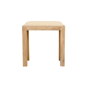 Taburet Sita 40x45x40 s poťahom indický masív mango