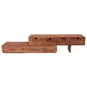 TV stolík 260x40x40 indický masív palisander