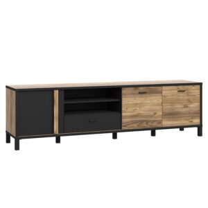 TV stolík Haruki  Alpský Smrek/čierny