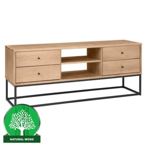 TV stolík  Logan borovica morená dub