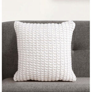 Vankúš ARUOSA-II 45×45 cm z pravej vlny a juty