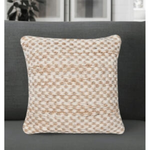 Vankúš BROUGHTON 45×45 cm z pravej vlny a juty