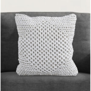 Vankúš SEBAKWE 45×45 cm z pravej vlny a juty