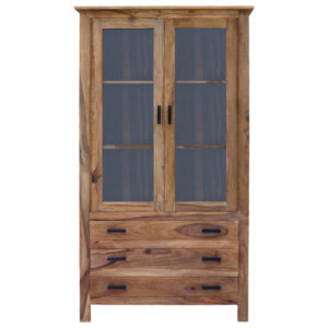 Vitrína Rami 100x180x45 indický masív palisander