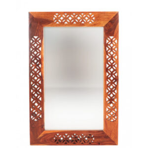 Zrkadlo Mira 60×90 indický masív palisander