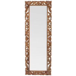 Zrkadlo Retro 60×170 ručne vyrezávaný indický masív mango