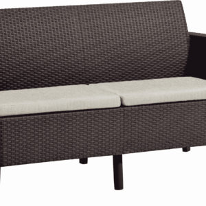 KETER Pohovka SALOMON 2 seater sofa | hnedá