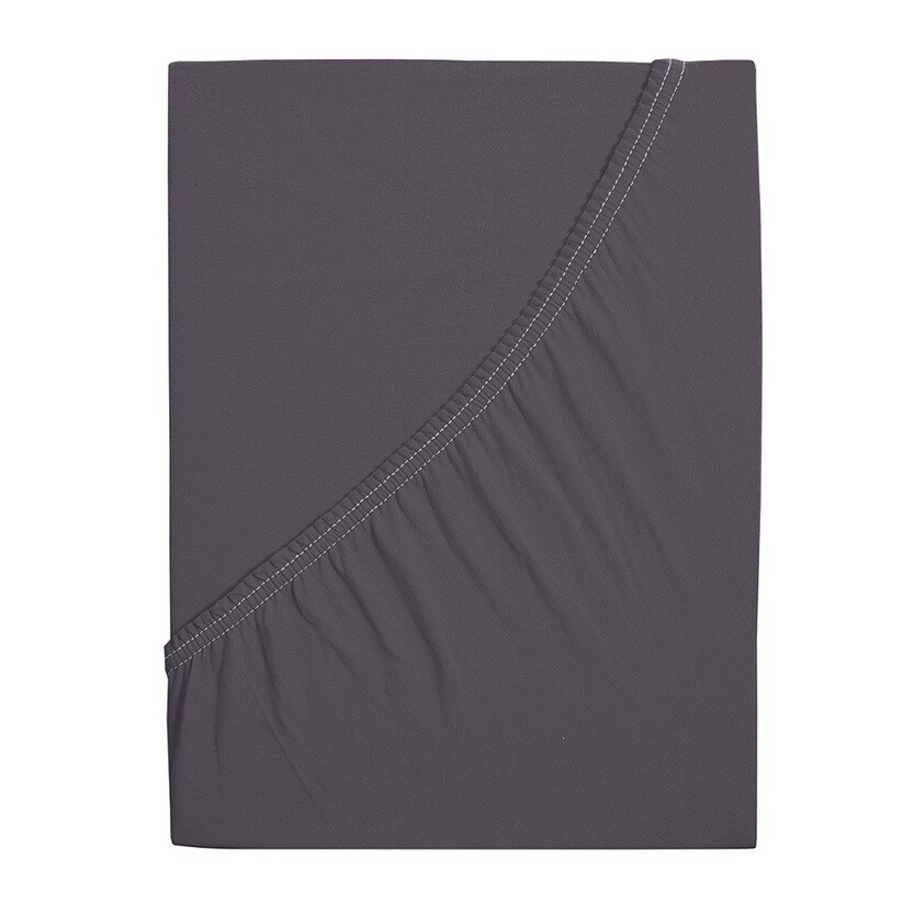 4Home jersey prestieradlo Ideál antracit, 140 x 200 cm – Obrázok 2