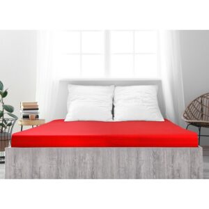 4Home jersey prestieradlo Ideál červená, 200 x 200 cm