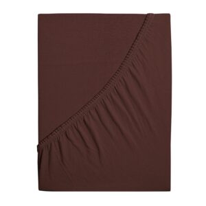4Home jersey prestieradlo Ideál tmavohnedá, 200 x 200 cm