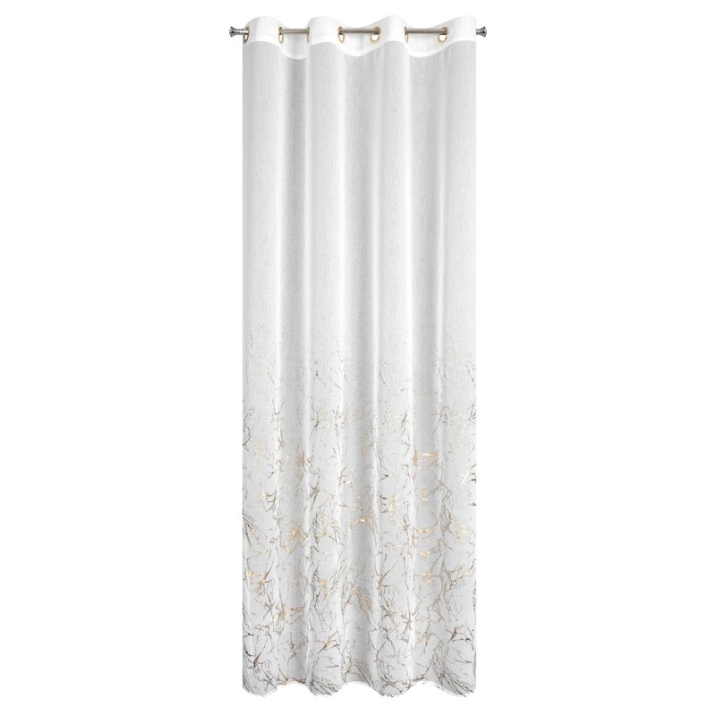 ArtFir Záclona MARTA K | biela/šampaň 140 x 250 cm – Obrázok 2
