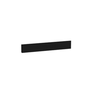 ArtExt Dvierka na umývačku riadu TREVISO | ZM 60 Farba sokla: Čierna