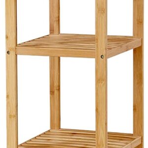 SONGMICS Bambusový regál 5 políc prírodný 33×146 cm