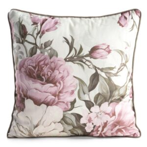 ArtFir Obliečka na vankúš PEONY | krémová/ružová 45 x 45 cm