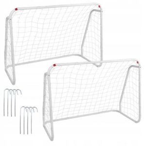 Aldotrade Futbalová bránka 124 x 96 x 61 cm, sada2 ks