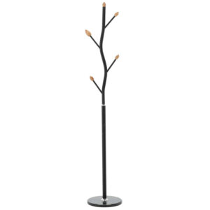 Aldotrade Stojan na vešáky BUNGUND 170 cm, čierna