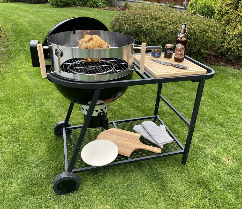 Avenberg Multifunkčný kotlový gril Venezia +elektrická grilovacia ihla + pec na pizzu – Obrázok 4