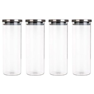 Dóza sklenená FREIA 1800 ml, s viečkom, 1,8 l