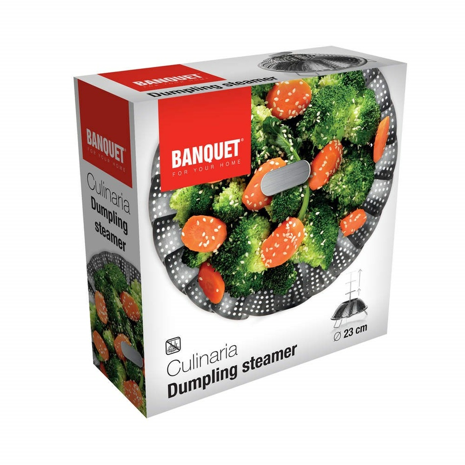 Banquet Naparovač na knedle s teleskopickým držiakom CULINARIA, 23 cm – Obrázok 11