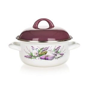 Banquet LAVENDER smaltovaný kastról 18 cm, pr. 18 cm