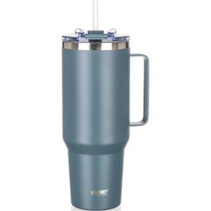 Banquet Termohrnček nehrdz. s uchom Twain 1200 ml, tmavosivá