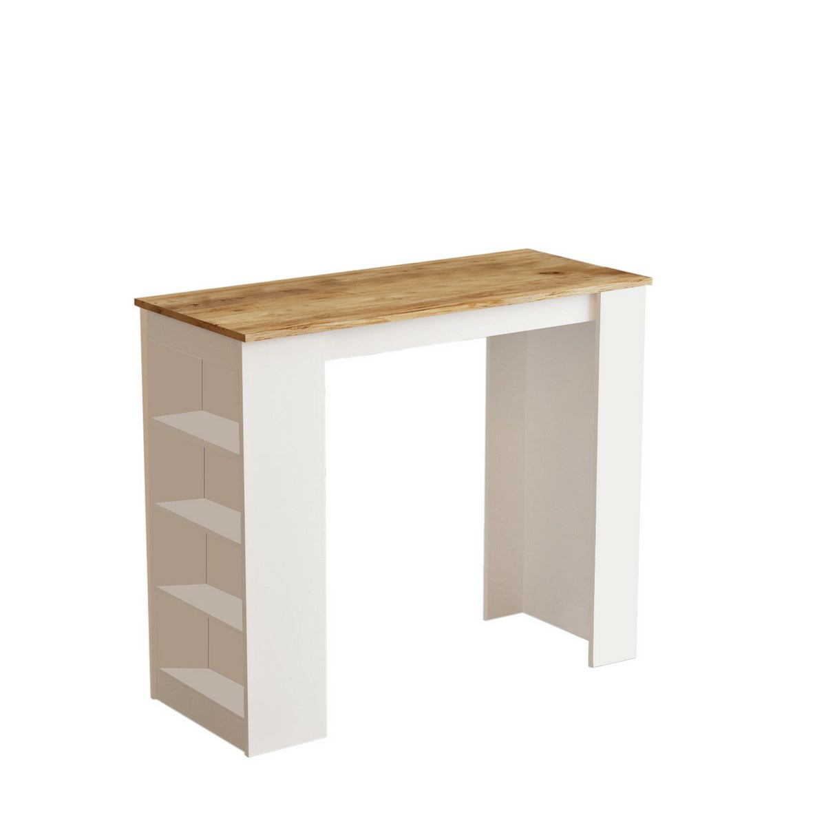 Barový stôl Lux White and Atlantic Pine