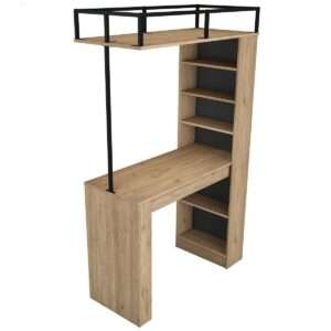 Barový stôl stôl Jany Walnut and Black