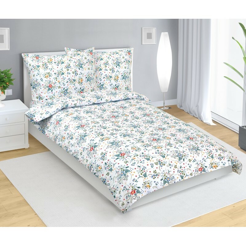 Bellatex Bavlnené obliečky Nezábudka, 140 x 220 cm, 70 x 90 cm – Obrázok 2