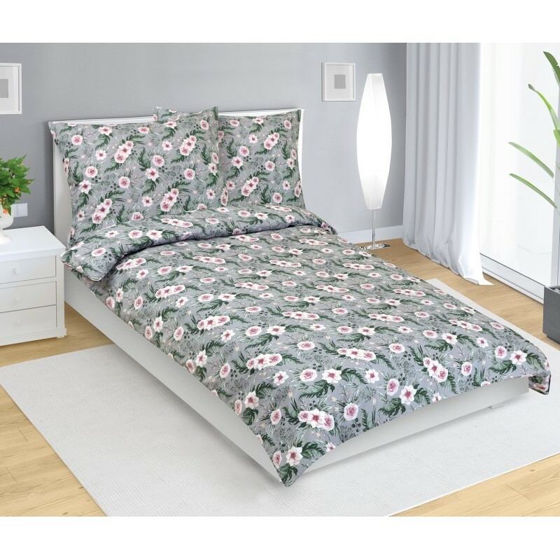 Bellatex Bavlnené obliečky Ruže, 140 x 200 cm, 70 x 90 cm – Obrázok 2