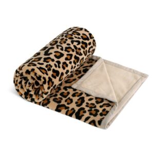 Bellatex Deka Korall micro jednolôžko Leopard, 150 x 200 cm