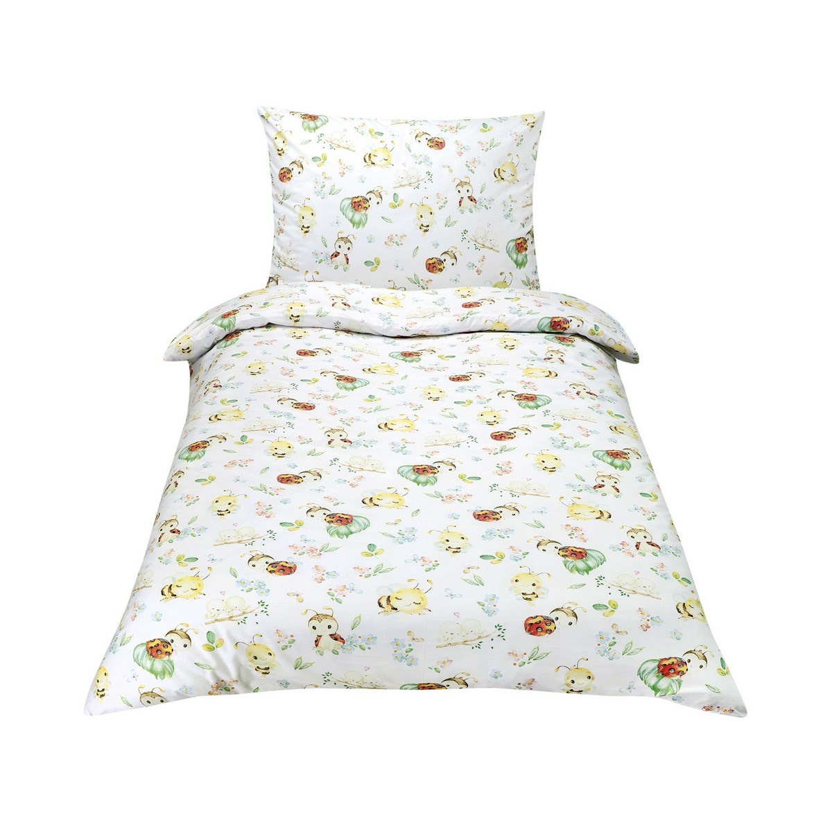 Bellatex Detské bavlnené obliečky Junior Lienky, 140 x 200 cm, 70 x 90 cm – Obrázok 2