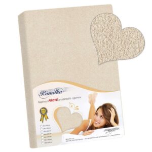 Bellatex Froté prestieradlo Kamilka natur, 120 x 200 cm