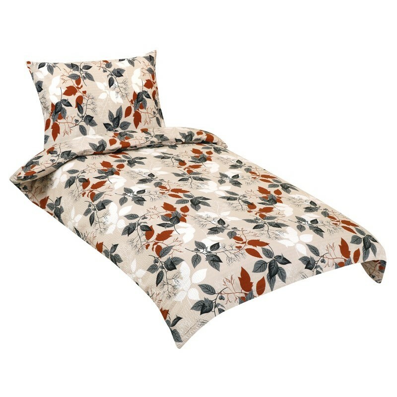 Bellatex Krepové obliečky Jesenné lístie, 140 x 220 cm, 70 x 90 cm, 140 x 220 cm, 70 x 90 cm – Obrázok 2