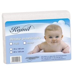 Bellatex Detské froté prestieradlo, biela, 70 x 140 cm