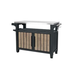 Grilovací stolík Keter Deco UNITY 207 l XL,svetlohnedý