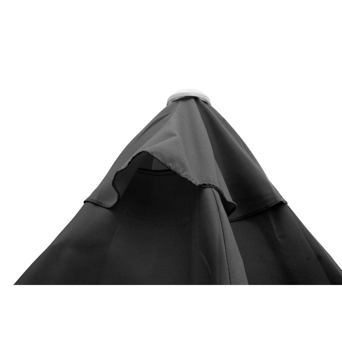 Happy Green Slunečník s kličkou 230 cm ANTHRACITE – Obrázok 2